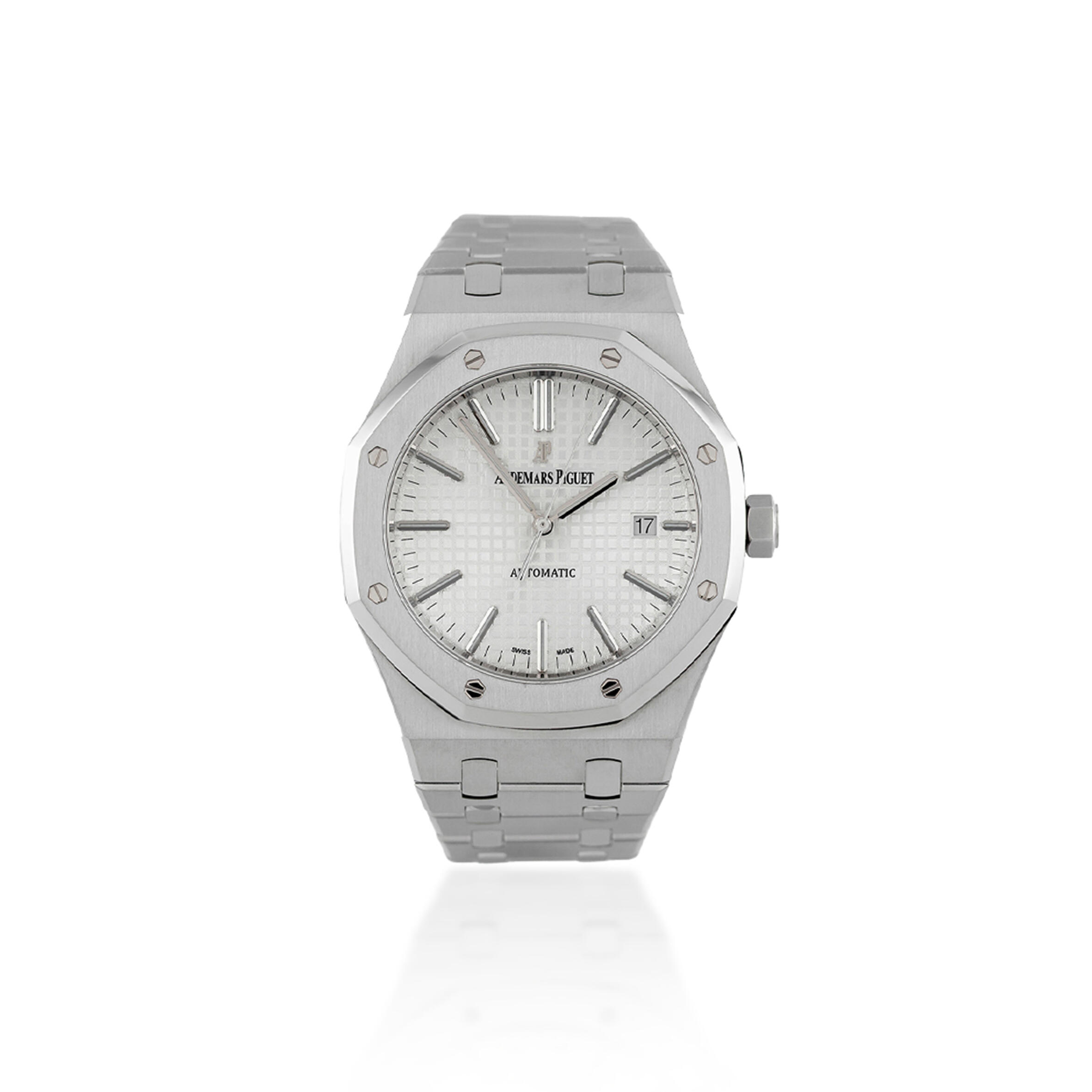 AUDEMARS PIGUET ROYAL OAK STEEL SILVER DIAL 15400ST.OO.1220ST.02